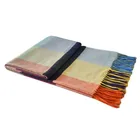 BLUE PHOENIX muslim scarf shawl 80%alpaca 20%nylon tartan plaid women winter hijab