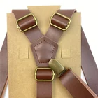 Leather Suspenders Mens Suspenders Stylish Colors Available Leather Braces Fashion Suspenders For Men