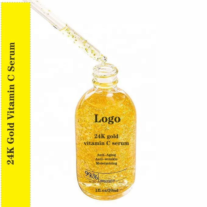  nature whitening anti-aging 24k gold serum