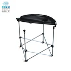Graphic Customization Camping Table 72*72*61cm Light Weight Folding Round Camping Picnic Table