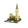 kindergarten Landmark series set 1641 Big Ben models Building block building DIY toy gifts for boys age 10