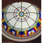 Glass Art Art Glass Stained Glass Church Dome Hand-made Art Glass For Dome