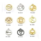 Custom bag hardware metal label metal tags for bags