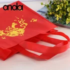 Wholesale recycle hand bag non woven fabric carry bag, Custom colorful tote shopping non woven carrier bag