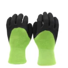 Environmentally Friendly Bamboo Lined Latex Gardening Gloves Working