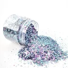 GHCOS7140A purple/blue/gold antimony-free children toys decoration color shift solventt resistance glitter
