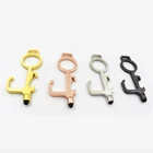 Key Hongdebo Custom Brass Key Chain Antimicrobrial No Touch Tool Keychain