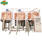 1000L turnkey red copper bar beer brewery equipment for sale