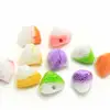 16MM Resin Rainbow Strip Beads Lucite Spacer Triangle Beads Triangle Fan Shaped Lucite Loose Spacer Beads Pendants