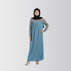 2019 new elegant women's long abaya Muslim evening dress Dubai high-end beads color dress