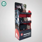 Free Standing Cardboard Corrugated Point Of Sale School Bag Display Rack