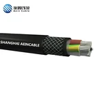 High Speed Industrial Flexible Multicore Wire Braided Shielded Double Sheath Towline Cable with PUR Sheath