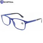 Fashion Men Unisex Metal Hinge Plastic Reading Glasses with decoration on arms