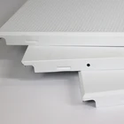 100% water proof false aluminum ceiling tiles 60 design for bank suspended
