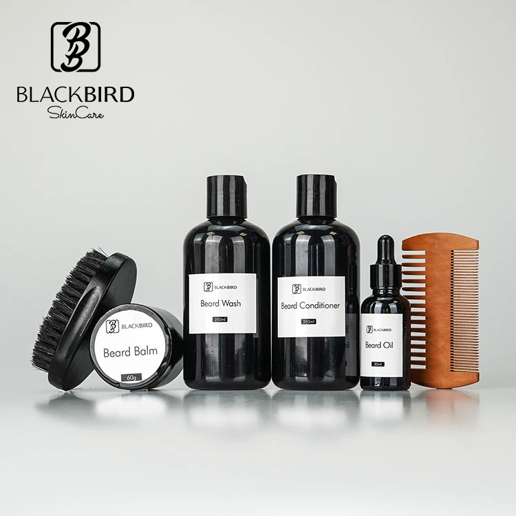 care private label organic hemp oil extract beard grooming kit