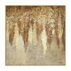 Dafen Hot Selling Canvas Art Prints Abstract Gold Foil Wall Pictures