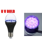 sterilization mosquitocide e27 uv led light bulb Purple 365nm 395nm waterproof light