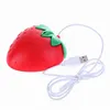 MO7035 Christmas School Kids Promotional Gift Computer Optical USB Fruit Shape mouse Strawberry Mouse