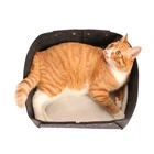 Four seasons general cat room pet bed dog kennel felting cat kennel cat supplies folding pet room