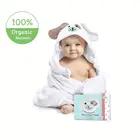 World best selling products white hooded baby towel bamboo