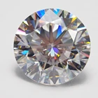 DEF VVS Round Brilliant Cut Synthetic Diamond Moissanite Stones