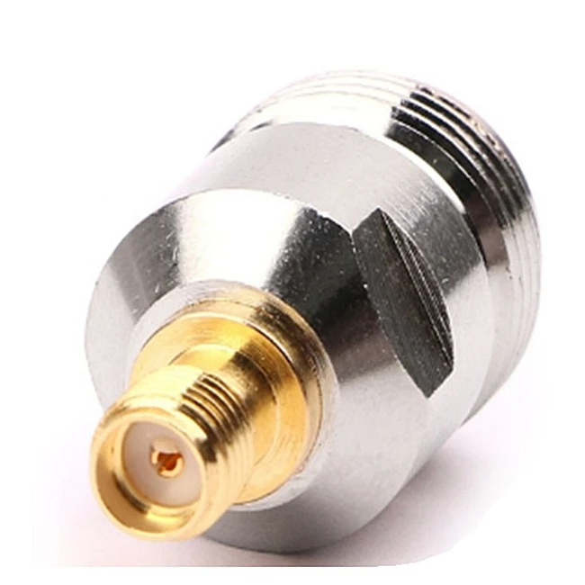 N Female to SMA Female Straight Wi-Fi Adapter Connector for Router Antenna