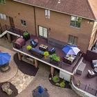 Decking Decking Outdoor Recyclable Weather Resistant HDPE WPC Decking Wood Plastic Composite Floor