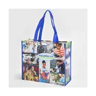 Wholesale fashion pattern reusable PP non-woven shopping bag