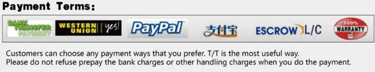 payment terms