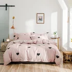 100% Cotton Fabric Sheet 4 PCS Sets Four-Piece Set