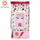 OEM/ODM coconut facial wipes deep cleansing makeup, dirt & oil 60 count