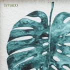 Prints Art IVYDECO Wood Framed Handmade Paper Jungle Leaves Prints Wall Art Living Room