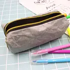 Multifunction Ultralight Tyvek Pencil Case Cosmetic Bag with Zipper Simple Makeup Bag Pen Pouch