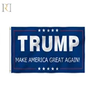 Custom embroidered cheap polyester cotton flag