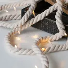 Battery operated led lighting - 10L Cotton Rope fancy led lights home decoration