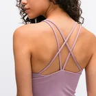 Clothes Manufacturer Supply Workout Sport Clothes Cross Design Vest Women