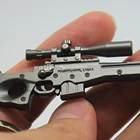 Upgraded New Technology Material AWM 12 CM Guns And Weapons Army Keychain