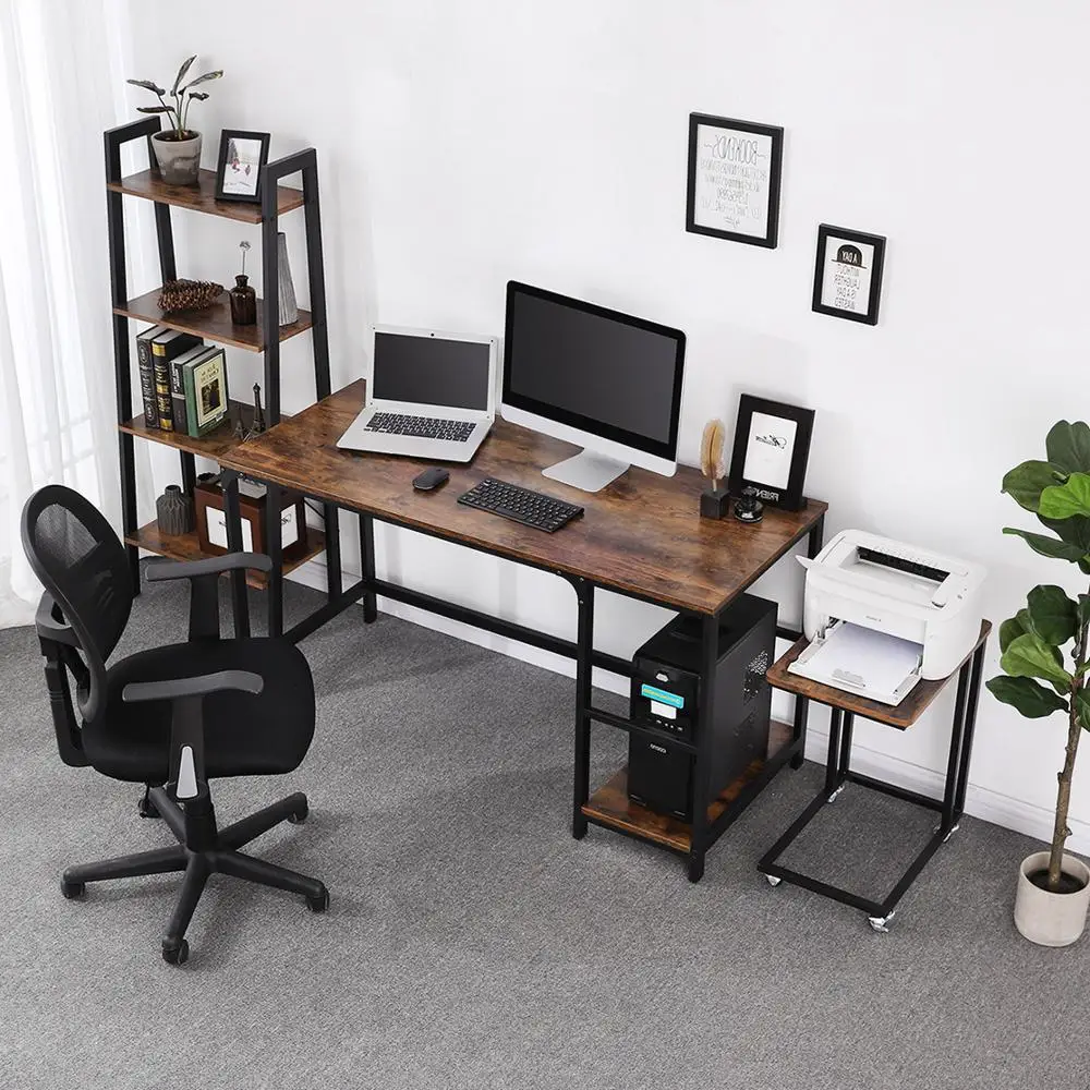 VASAGLE muebles Makersdurable ejecutiva juego compacto escritorio contemporáneo oficina en casa muebles de gran Pc de escritorio
