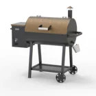 New products 850Sq inches PID controller electric bbq wood pellet smoker grill