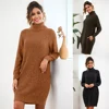 /product-detail/spring-autumn-fashionwomens-ladies-knit-long-sleeve-turtleneck-oversized-winter-sweater-woman-dress-62370967365.html