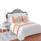 100% Cotton Bed sheet Fabrics Hotel Bed Sheet Set King Size,Queen Size bedding set for Hotel mattress