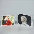 clear perspex / acrylic photo / picture frame with magnetic