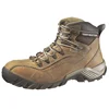 High ankle oil slip resistant rugged leather safety work boots for men