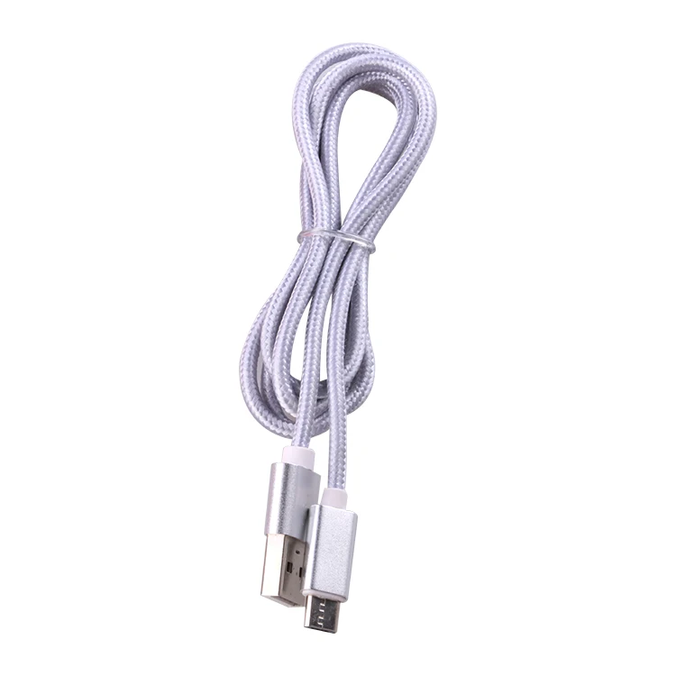 Manufacture nylon micro usb cable braided 3ft charge for mobile phone home travel office - ANKUX.COM