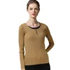 Direct factory price women slim easy matching thin sweater knitwear