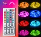 Waterproof 16.4ft Light Strip Color Changing RGB LED Strip Lights with 44 key Remote for Home Lighting Kitchen Bed