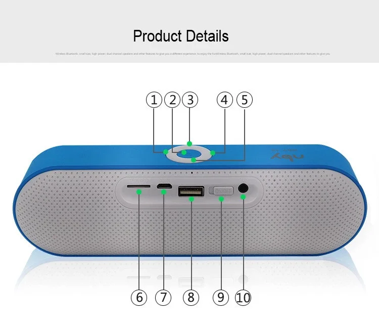 Subwoofer Wireless BT Speaker Outdoor Card Car Mini Pill Double Speaker Small Sound - ANKUX.COM