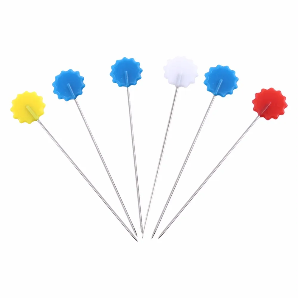 100Pcs/lot Sewing Accessories Patchwork Pins Sewing Pin With Box DIY Sewing Patchwork Pins Quilting tool