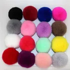 Rex Rabbit Fur Fur Pom Poms Top Selling Rex Rabbit Fur Ball Pom Poms