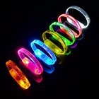 Party Kids Women Halloween Decoration Glitter Light Charms Led Bracelet For Halloween Party Supplies